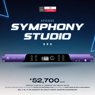 Apogee Symphony Studio 8x8 Interfaz de Audio