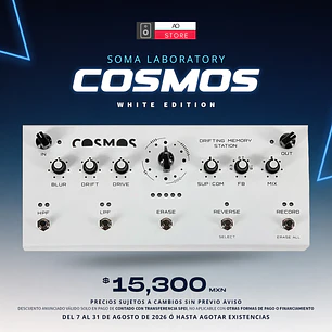 Soma Laboratory Cosmos Drifting Memory Station Edición White Pedal de Efectos