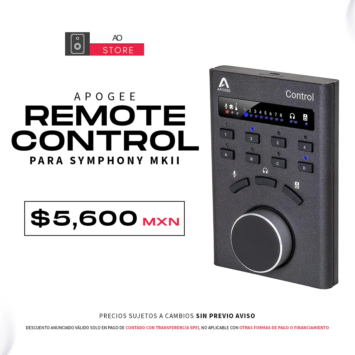Apogee Remote Control para Symphony MkII 1