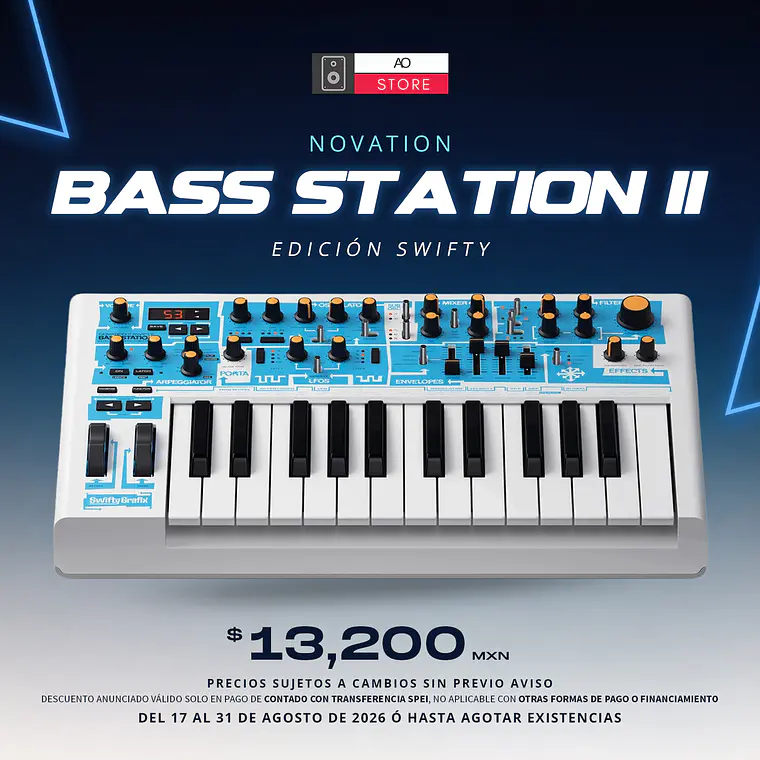 Novation Bass Station II Edición Swifty Sintetizador Analogico 2
