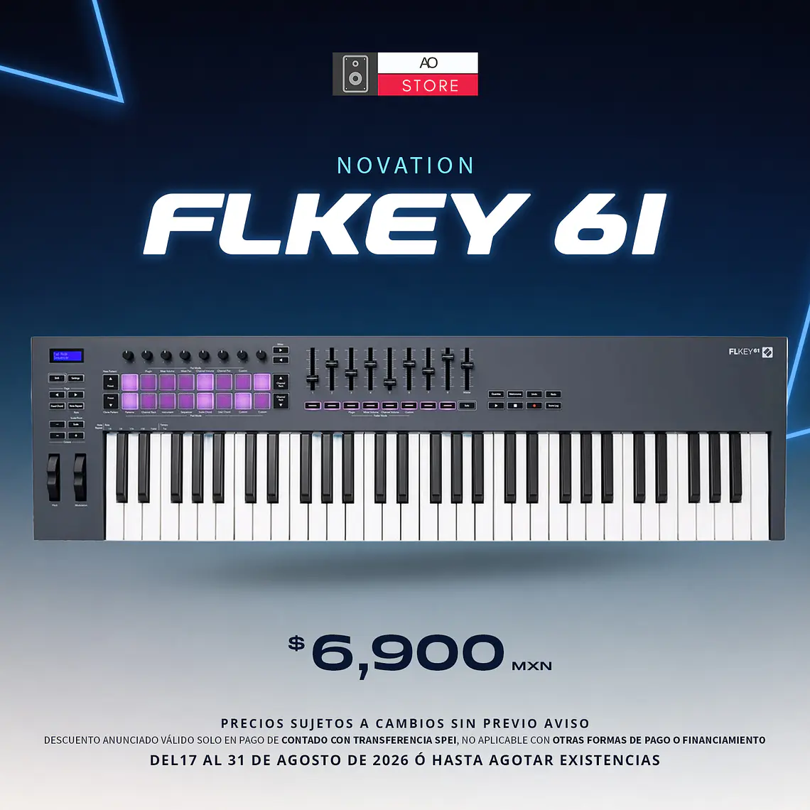 Novation FLKey 61 Teclado Midi con Integración para FL Studio 2