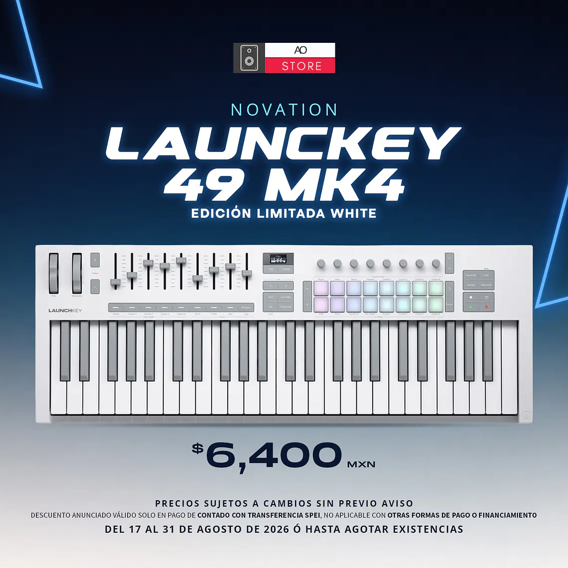 Novation Launchkey 49 Mk4 Edición Limitada White Teclado Midi 2