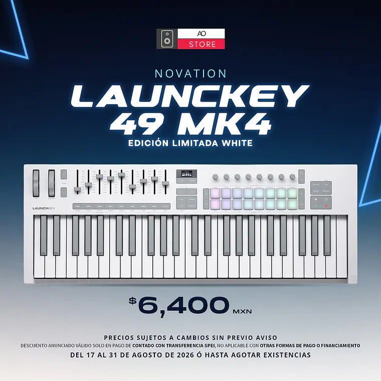 Novation Launchkey 49 Mk4 Edición Limitada White Teclado Midi 2