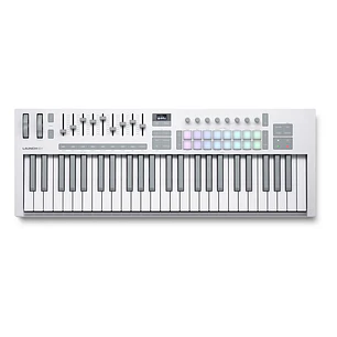 Novation Launchkey 49 Mk4 Edición Limitada White Teclado Midi