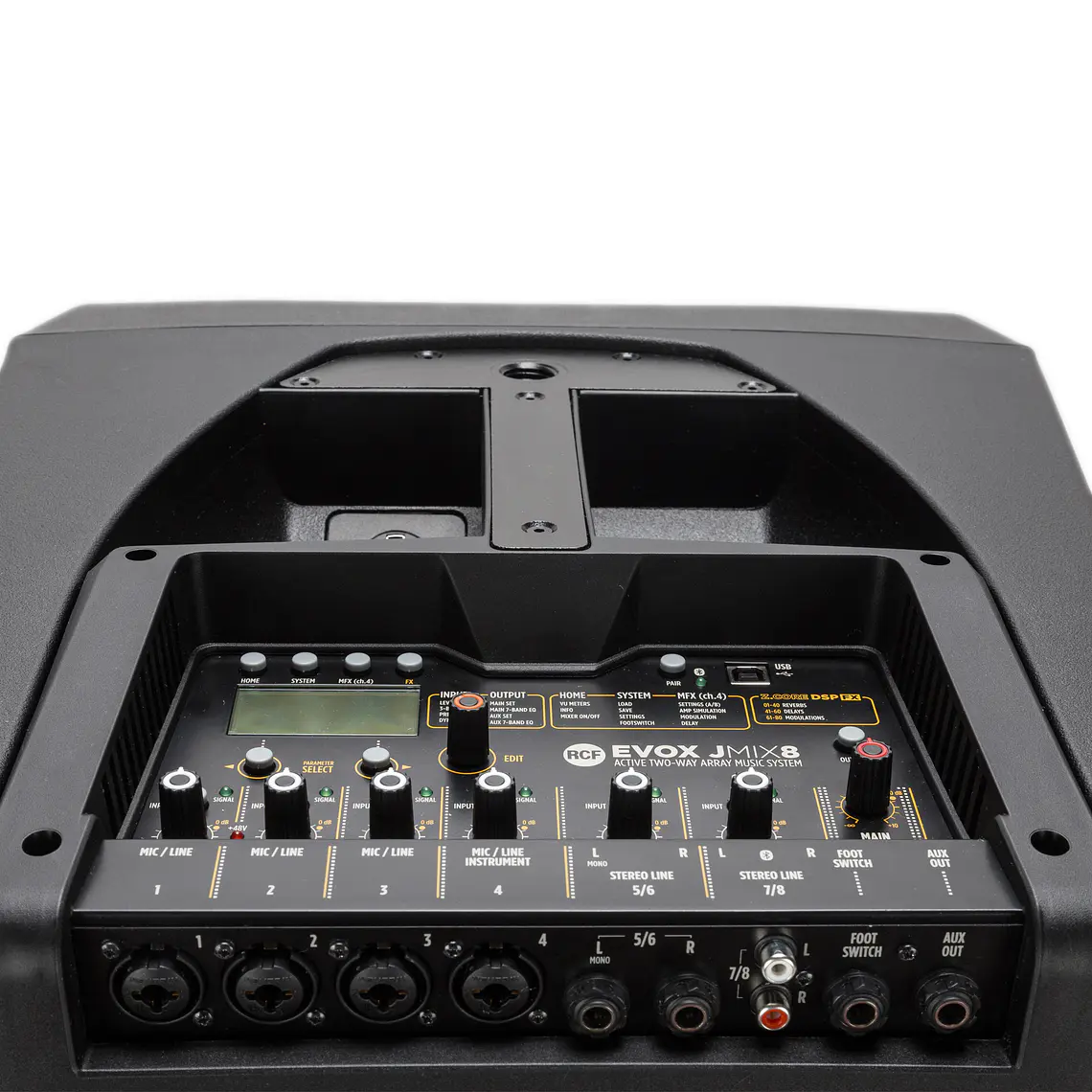 RCF Evox JMIX8 Sistema de Audio en Torre (Open Box) 7