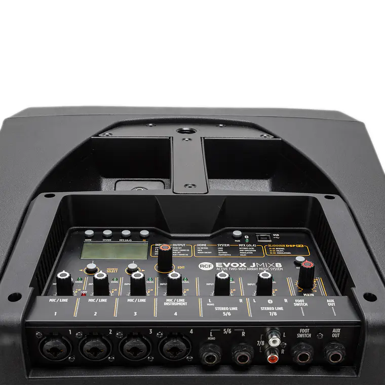 RCF Evox JMIX8 Sistema de Audio en Torre (Open Box) 7