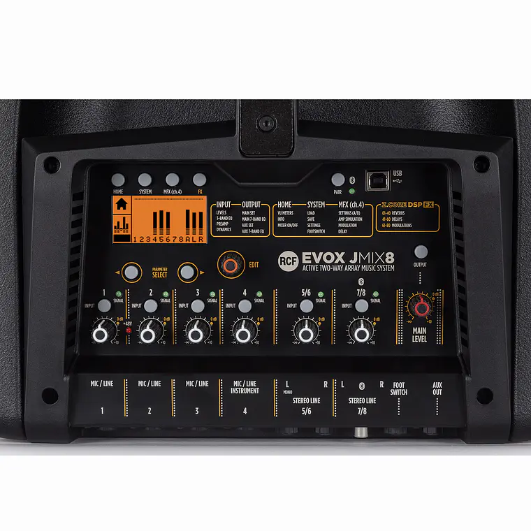 RCF Evox JMIX8 Sistema de Audio en Torre (Open Box) 8