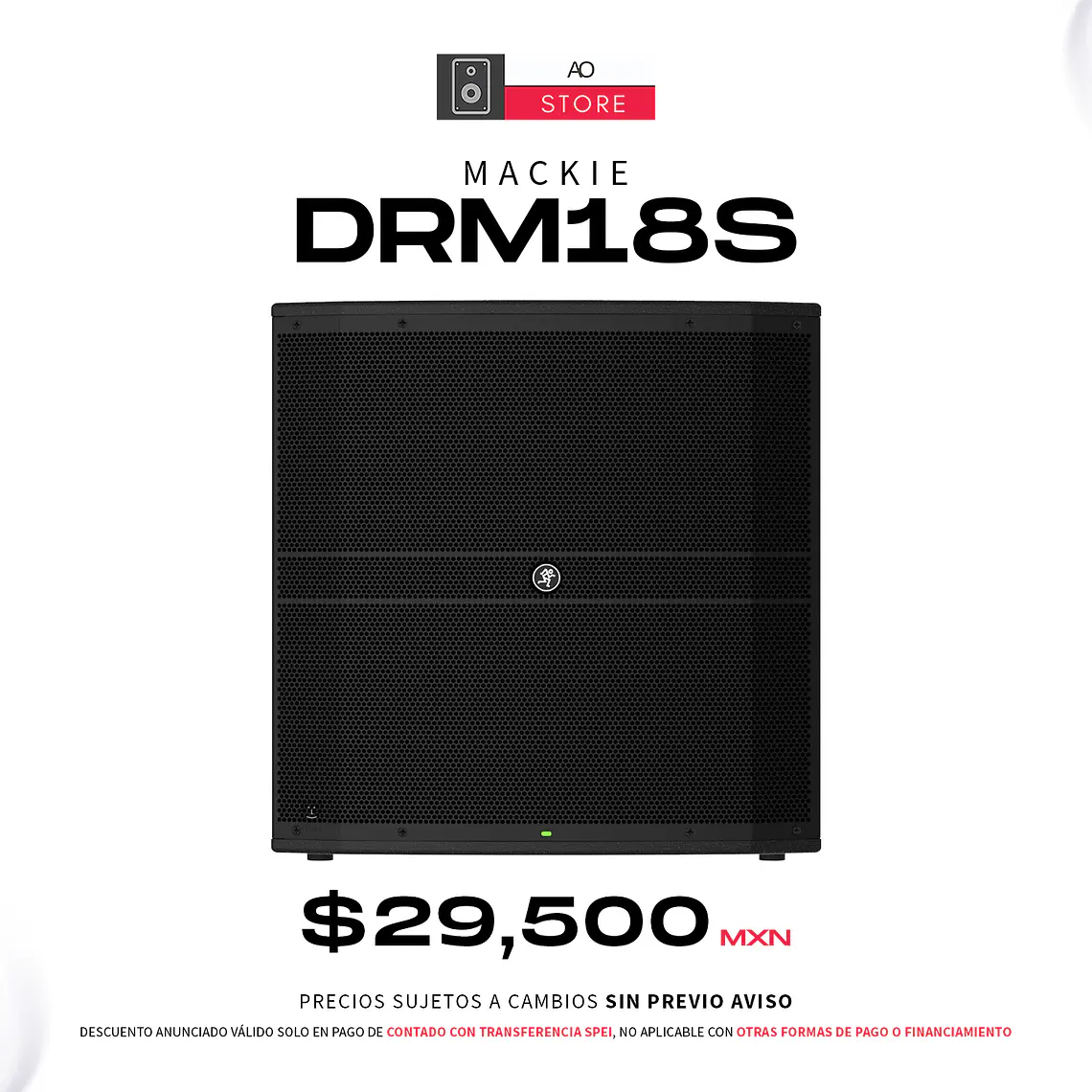 Mackie DRM18S Subwoofer Activo 1