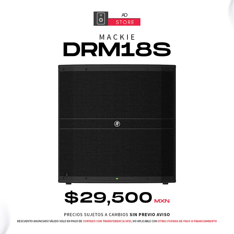 Mackie DRM18S Subwoofer Activo 1