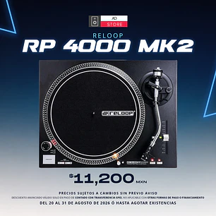 Reloop RP 4000 Mk2 Tornamesa para DJ