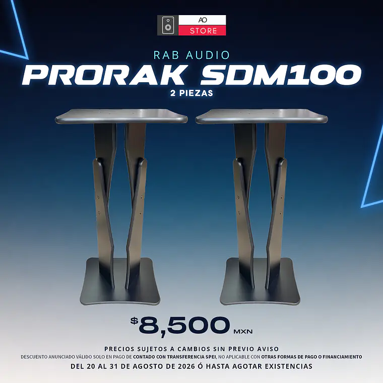 RAB Audio ProRak Sdm100 Soportes de Monitores (2 Piezas) 1
