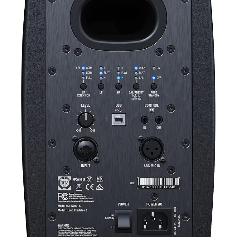 IK Multimedia iLoud Precision 5 Monitores de Estudio (2 Piezas) 4