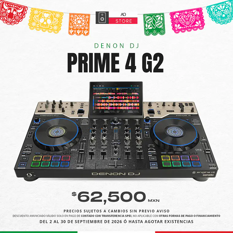 Denon DJ Prime 4 G2 Reproductor Multimedia para DJ de 4 Canales 2