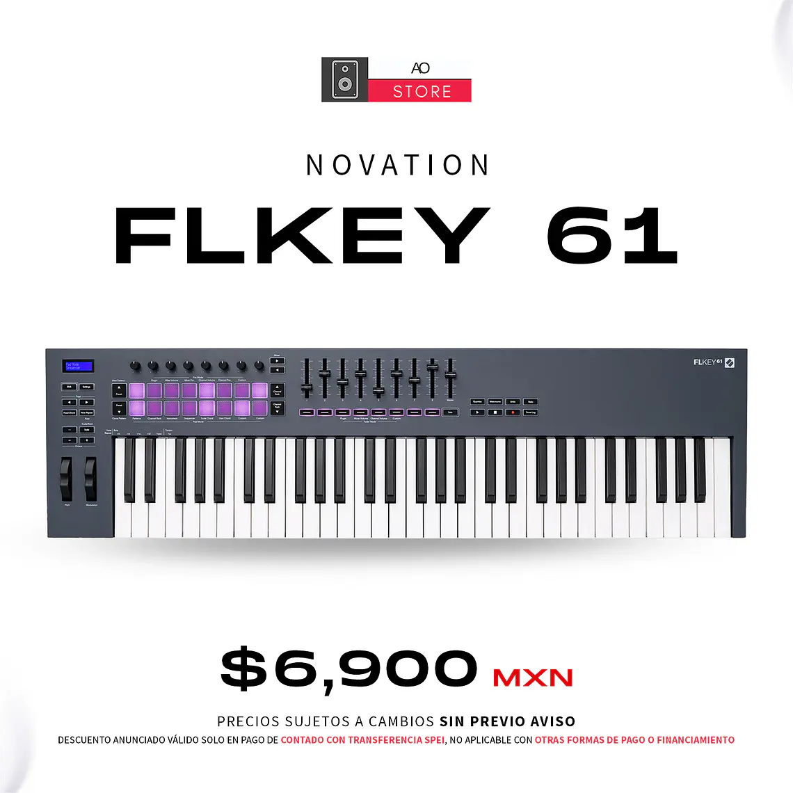 Novation FLKey 61 Teclado Midi con Integración para FL Studio 2
