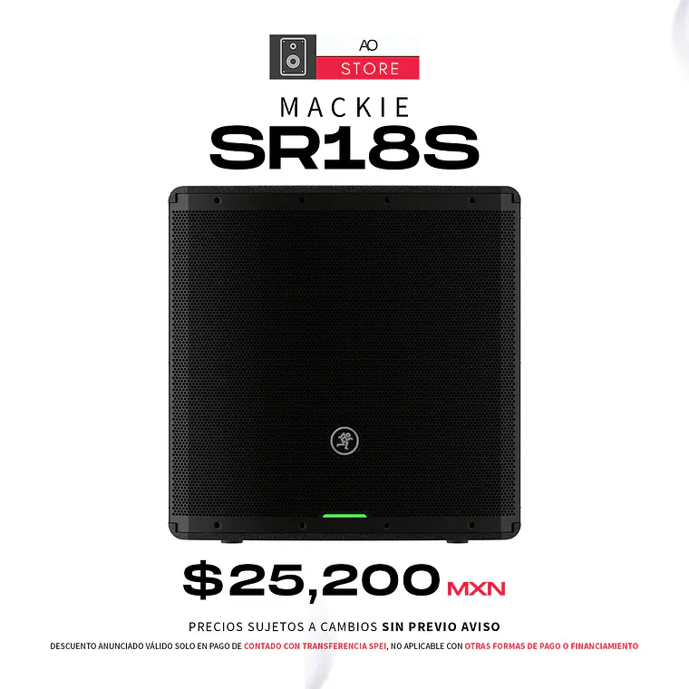 Mackie SR18S Subwoofer Activo 2