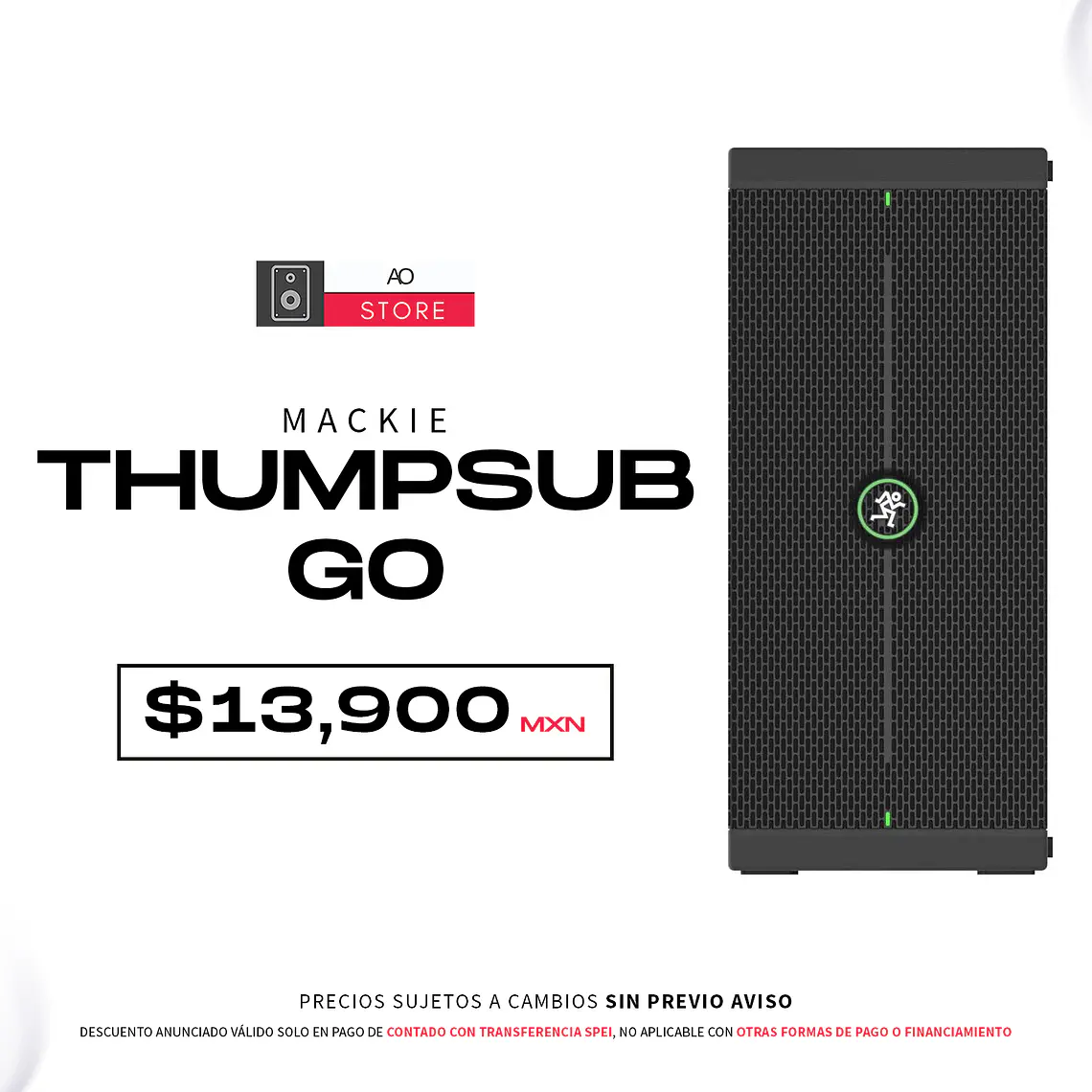 Mackie ThumpSub Go Subwoofer Activo con Bateria 2