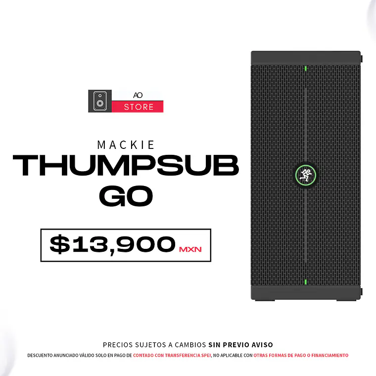 Mackie ThumpSub Go Subwoofer Activo con Bateria 2