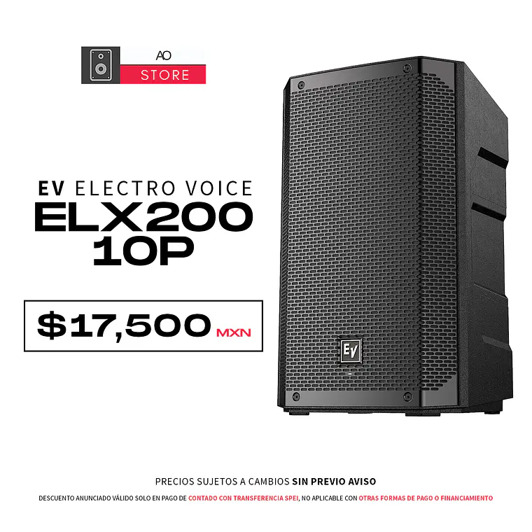 EV Electro Voice ELX200 10P Bocina Activa 2