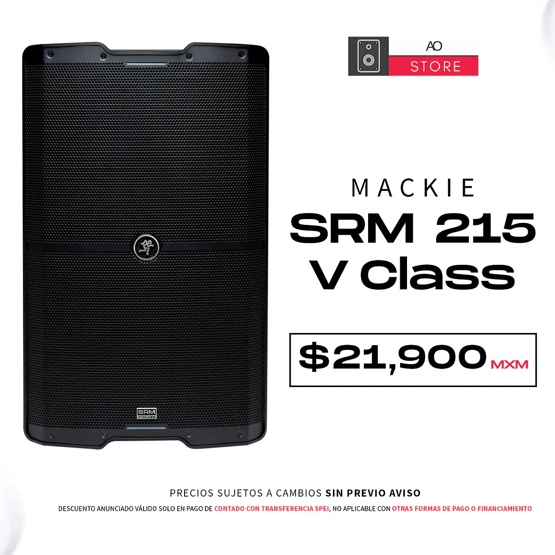 Mackie SRM215 V Class Bocina Activa 2
