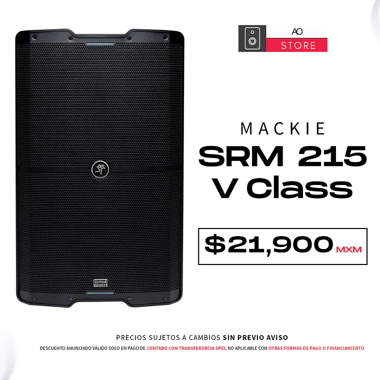 Mackie SRM215 V Class Bocina Activa 2