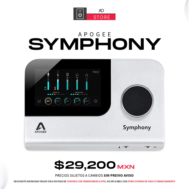 Apogee Symphony Desktop Interfaz de Audio  2