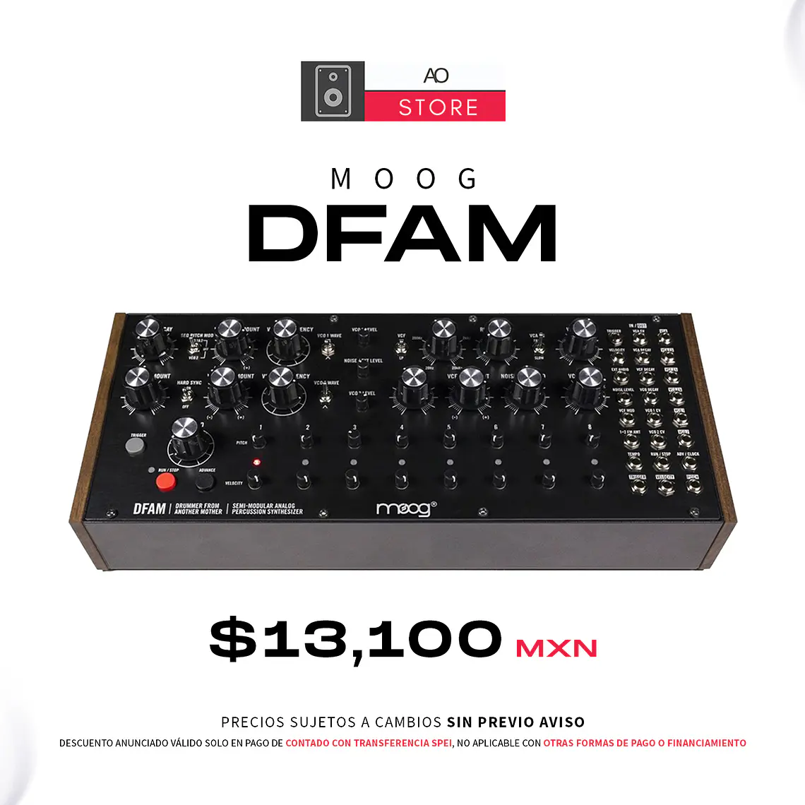 Moog Dfam Sintetizador Semi Modular 2
