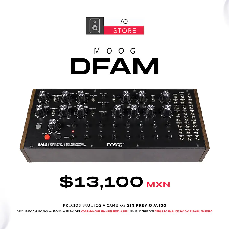 Moog Dfam Sintetizador Semi Modular 2