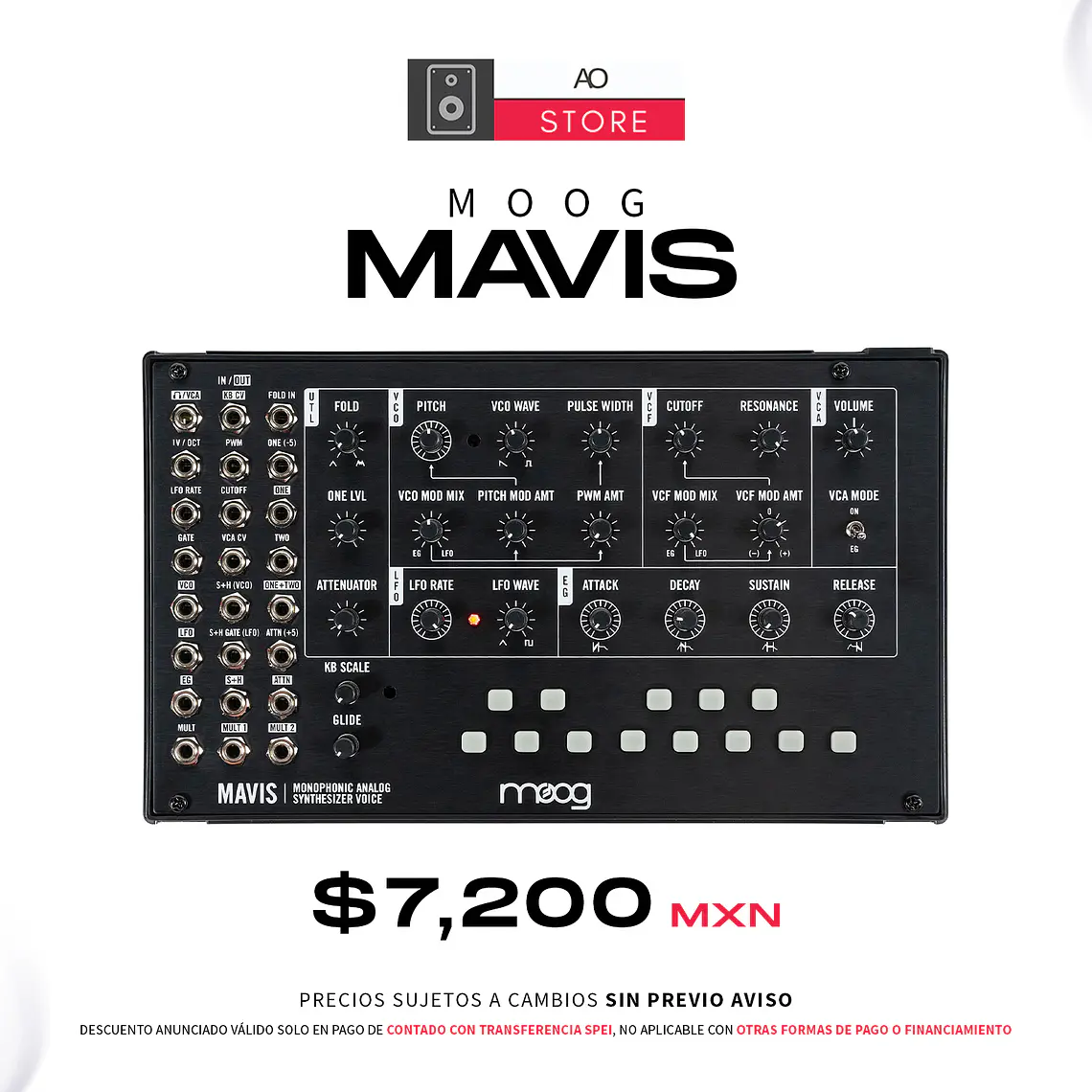 Moog Mavis Sintetizador Analógico 2