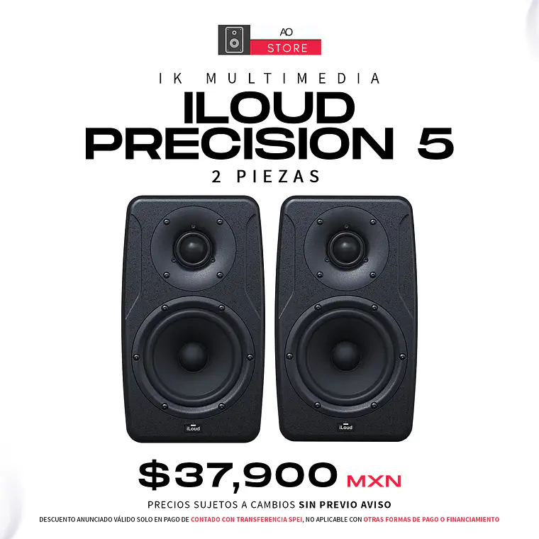 IK Multimedia iLoud Precision 5 Monitores de Estudio (2 Piezas) 2