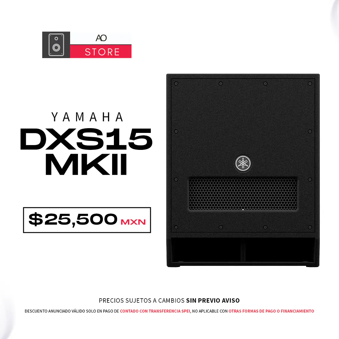 Yamaha Dxs15 mkII Subwoofer Activo  2
