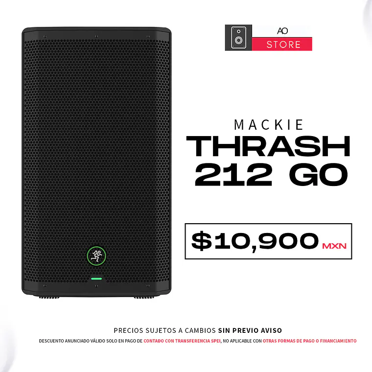 Mackie Thrash212 GO Bocina Activa Con Bateria 2