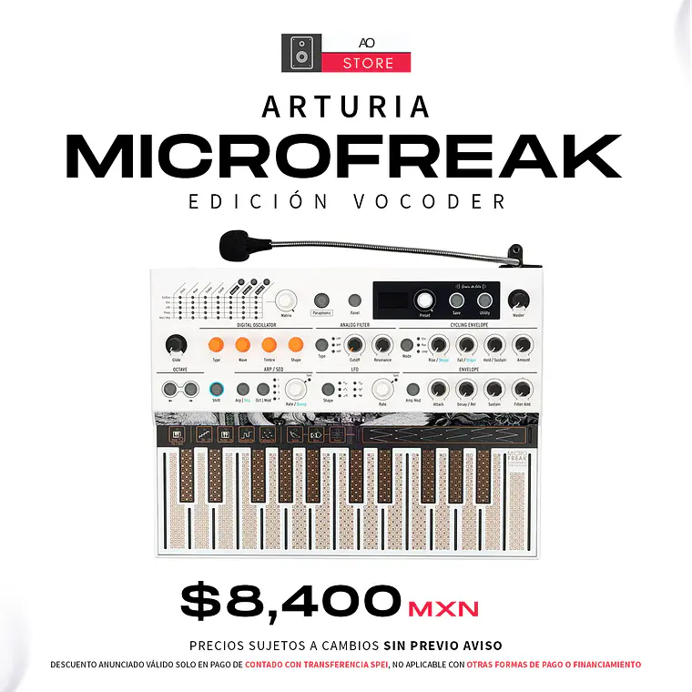 Arturia Microfreak Edición Vocoder Sintetizador Híbrido 2