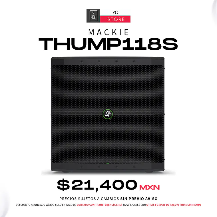Mackie Thump118S Subwoofer Activo 2