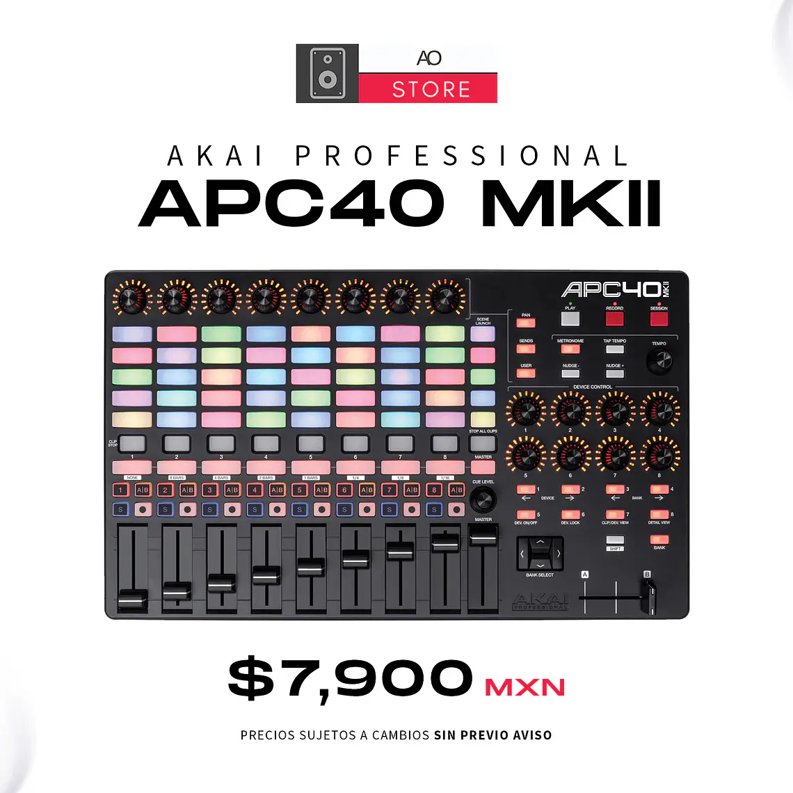 Akai Professional APC40 MkII Superficie Midi 2