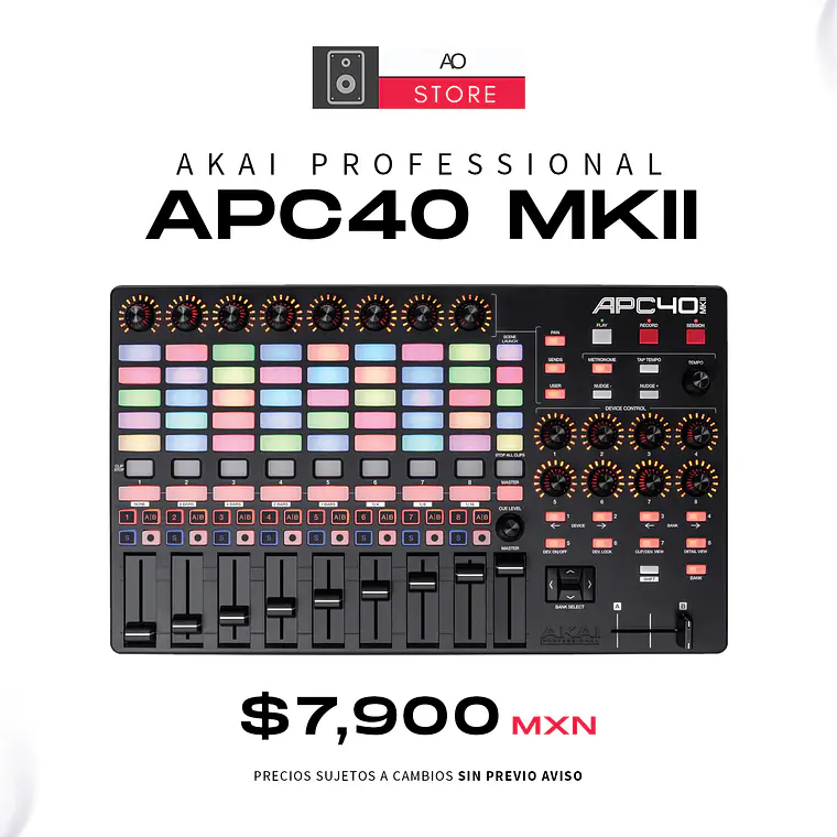 Akai Professional APC40 MkII Superficie Midi 2