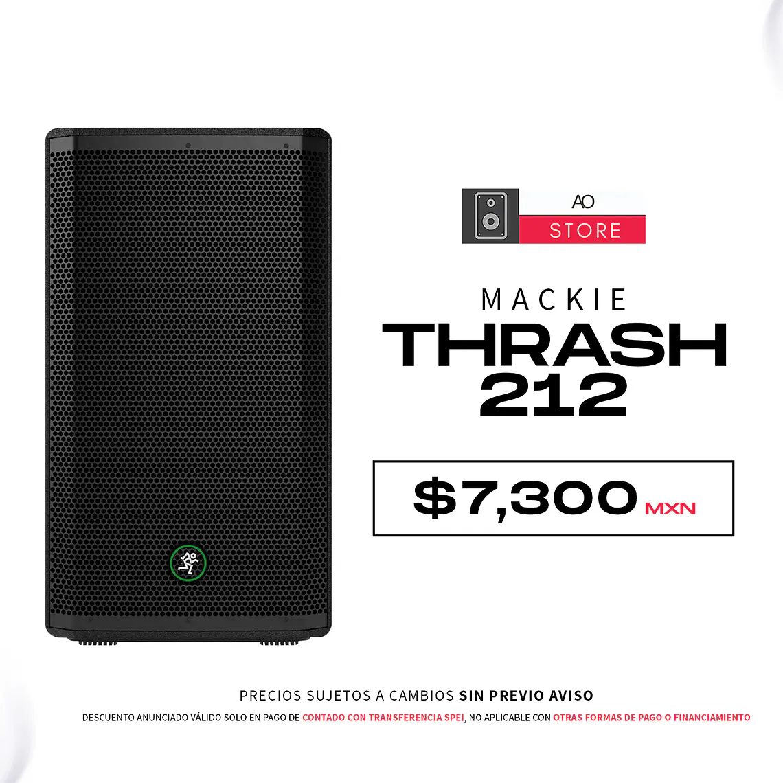 Mackie Thrash212 Bocina Activa 2