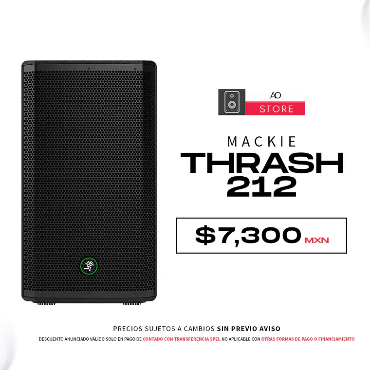 Mackie Thrash212 Bocina Activa 2