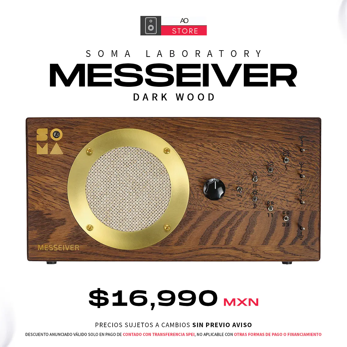 Soma Laboratory Messeiver Dark Wood Radio de Onda Corta 2