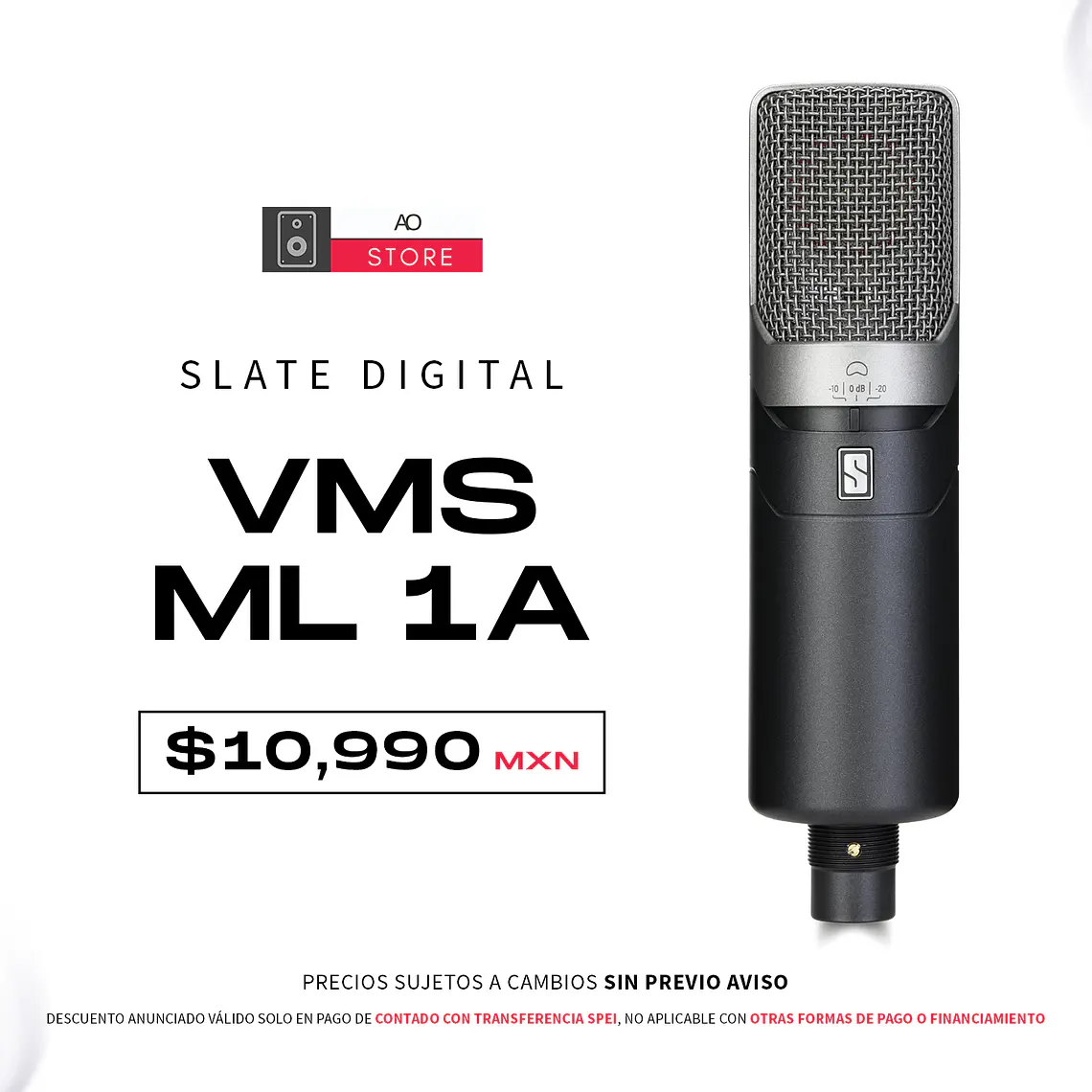 Slate Digital Vms ML 1A Micrófono de Modelado 2