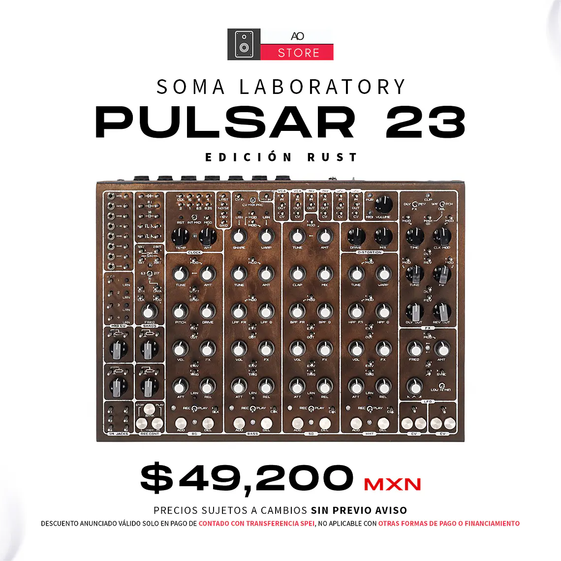Soma Laboratory Pulsar 23 Edición Rust Caja de Ritmos 2