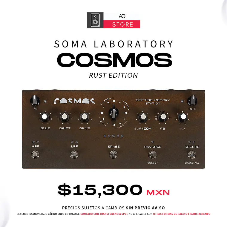 Soma Laboratory Cosmos Drifting Memory Station Edición Rust Pedal de Efectos 2
