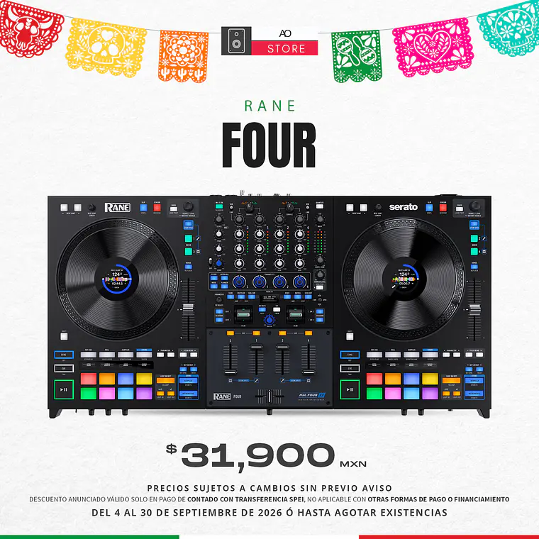 Rane Four Controlador para DJ de 4 Canales 2