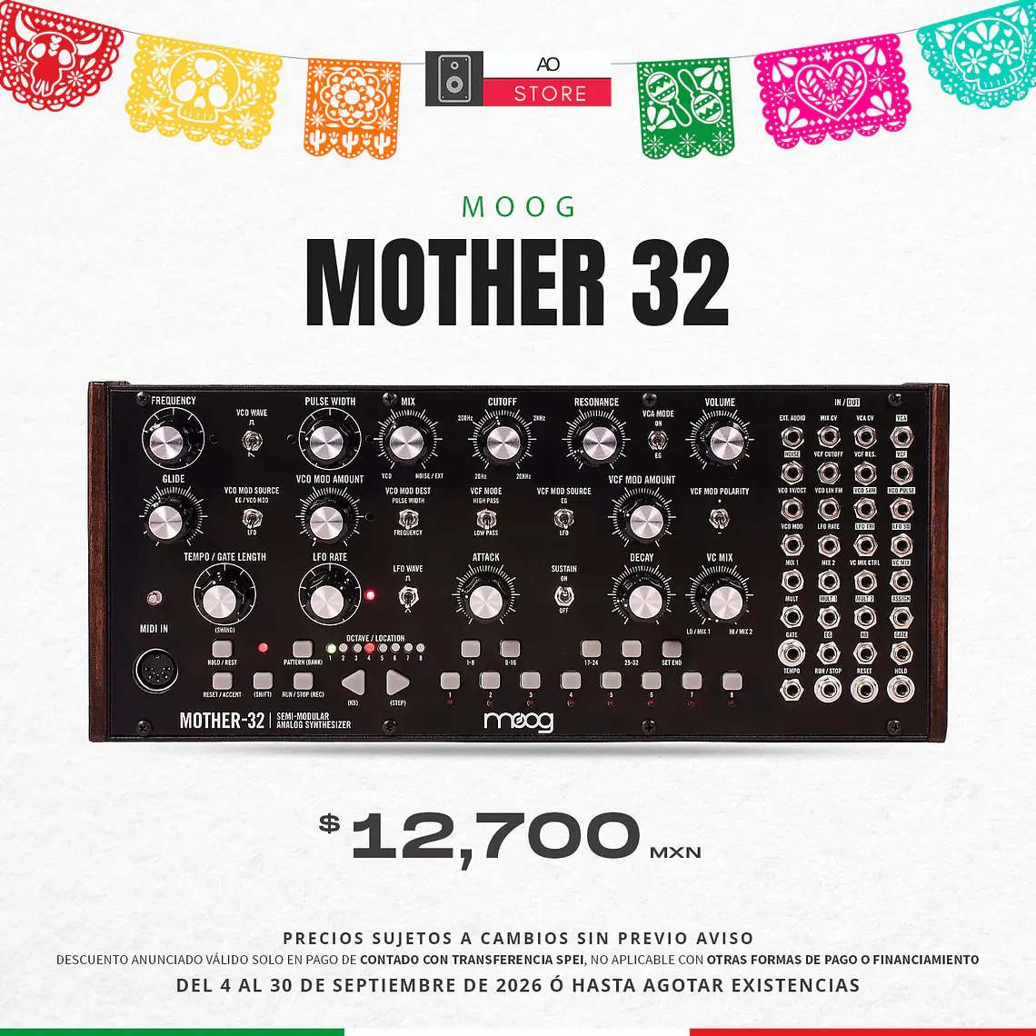 Moog Mother 32 Sintetizador Semi Modular 2