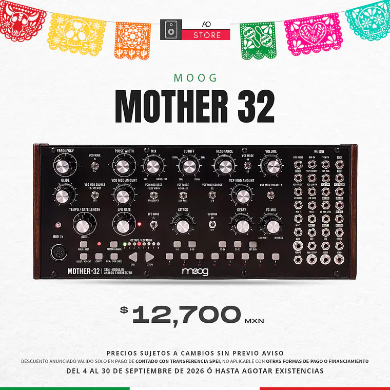 Moog Mother 32 Sintetizador Semi Modular 2