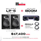 Kali Audio LP 6 Second Wave V2 Monitores de Estudio (2 Piezas) + Apogee Boom Interfaz de Audio + De Regalo Cable XLR Macho a TRS Macho 6.3 mm 3 Metros (2 Piezas) - Miniatura 2