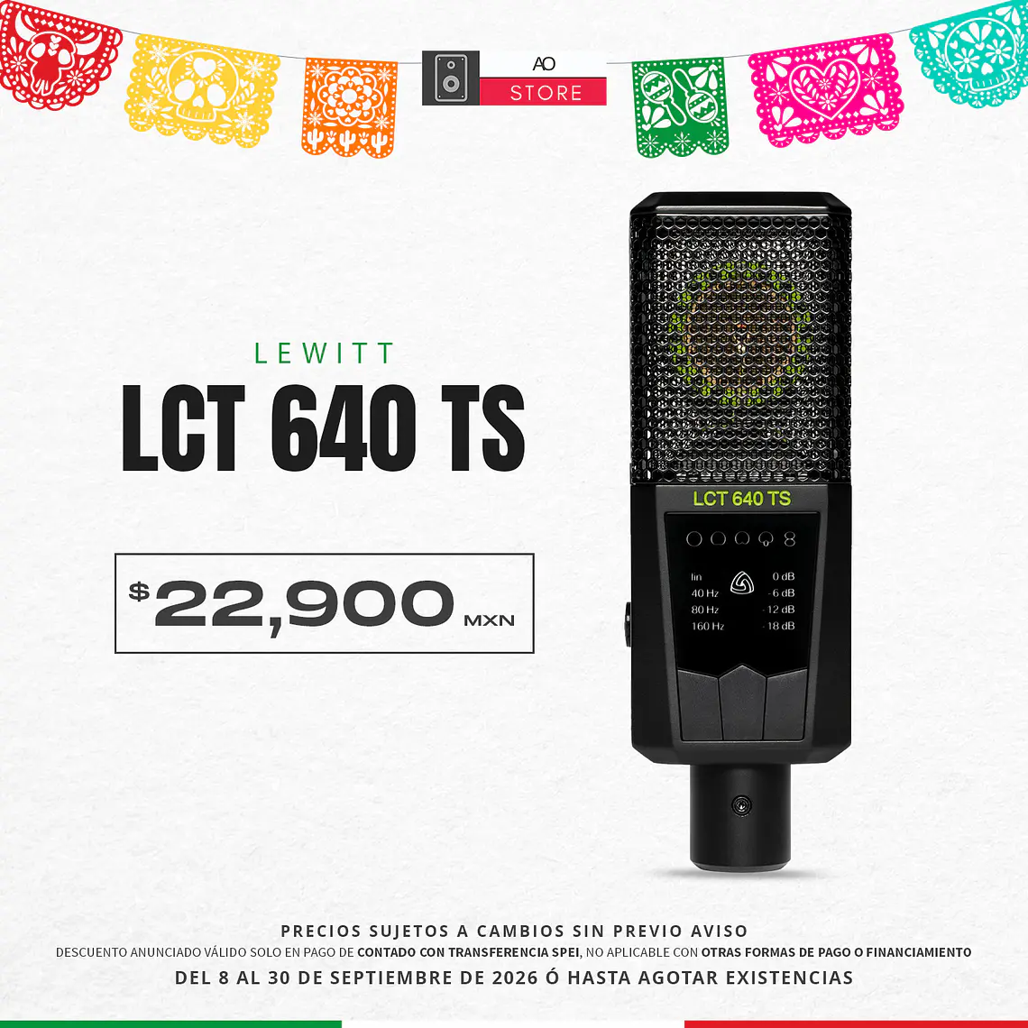 Lewitt Lct 640 Ts Micrófono Multipatrón 2