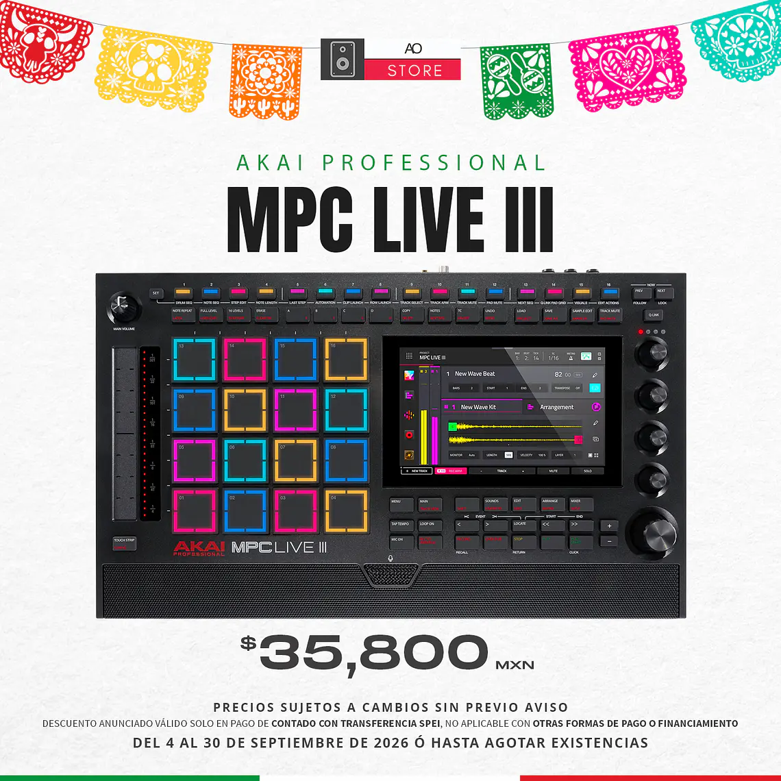 Akai Professional Mpc Live III Secuenciador y Caja de Ritmos 2