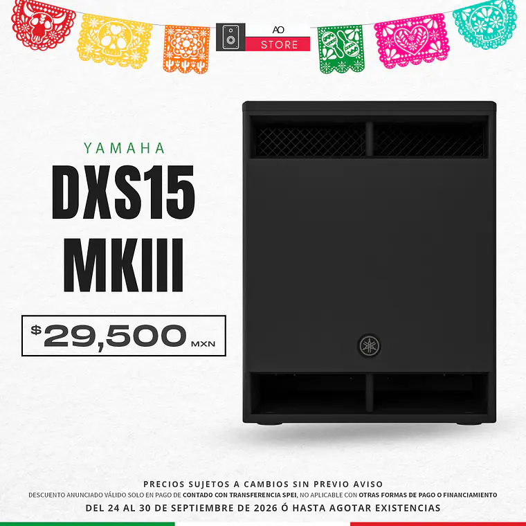 Yamaha Dxs15 MkIII Subwoofer Activo  2