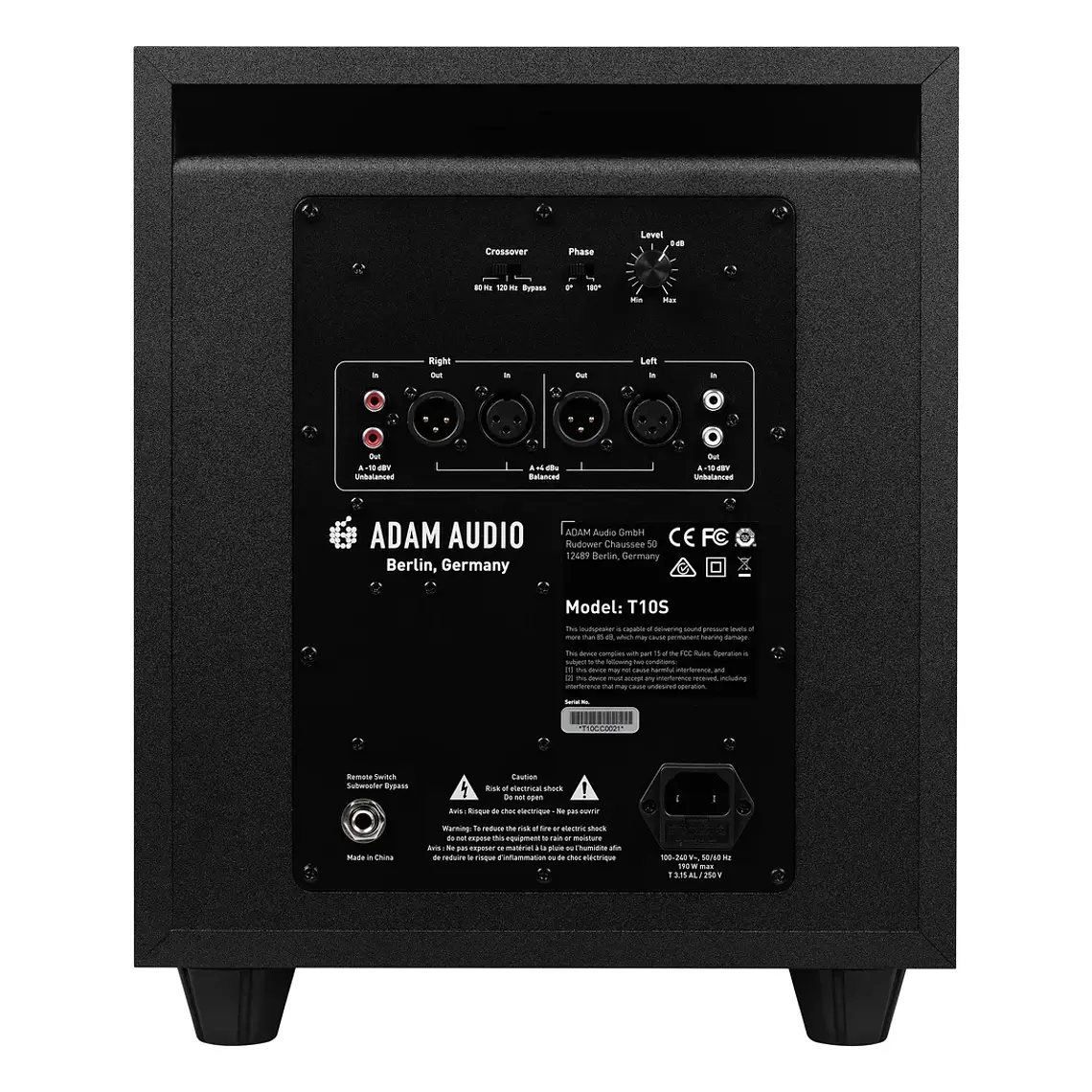 Adam Audio T10s Subwoofer de Estudio 3