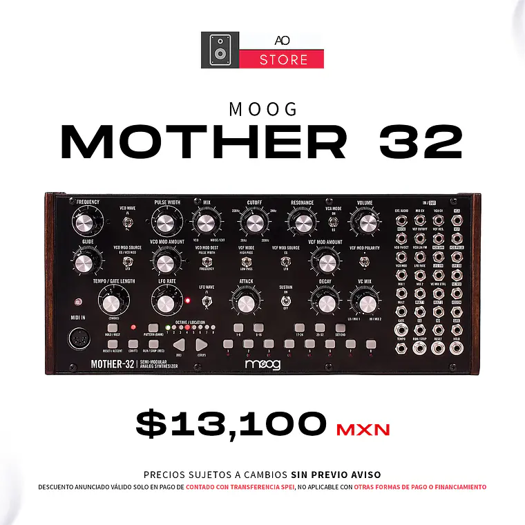 Moog Mother 32 Sintetizador Semi Modular 2